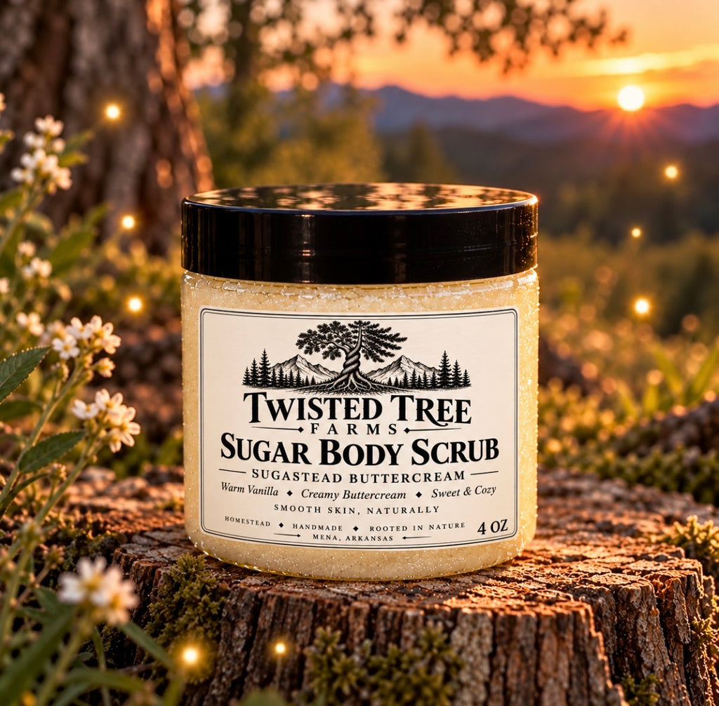 Homestead Buttercream Vanilla Sugar Body Scrub —8 oz