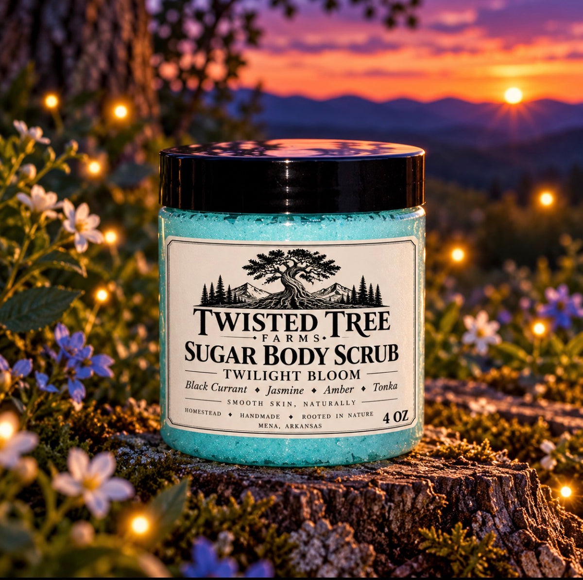 Twilight Bloom Sugar Body Scrub — 4 oz